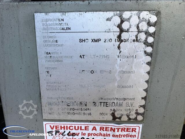Vacuum truck Scania P420 Naaktgeboren VP 8000, 8x4 Bladgeveerd, Han...