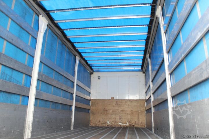 Flatbed truck with tarp MAN TGS 18.440 Plane Zug Schlafplatz AHK Retarder