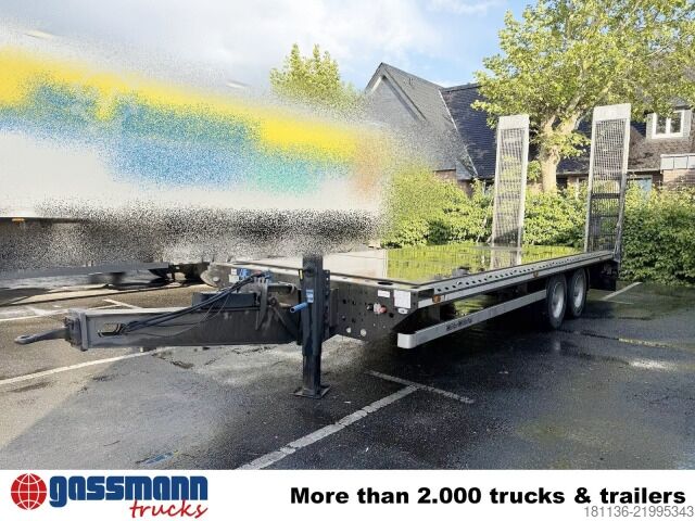 Low loader trailer Müller-Mitteltal ETUE-TA-R 11.9, Verzinkt, Top Zustand!