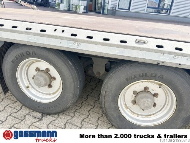 Low loader trailer Müller-Mitteltal ETUE-TA-R 11.9, Verzinkt, Top Zustand!