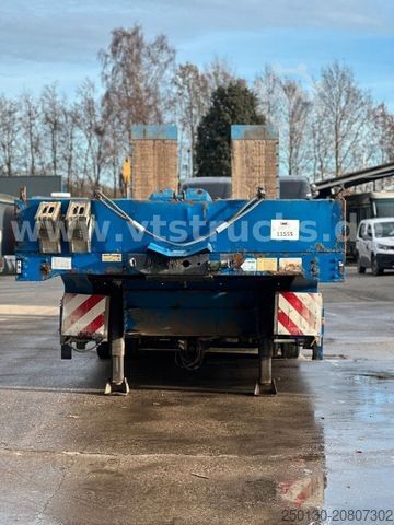 Low loader semitrailer FAYMONVILLE STN-4AUM 4.Achs Tieflader, Ausziehbar,Lenkachse