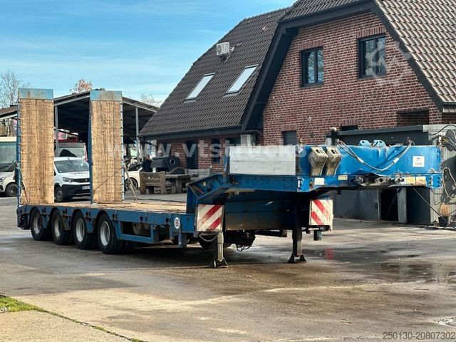 Low loader semitrailer FAYMONVILLE STN-4AUM 4.Achs Tieflader, Ausziehbar,Lenkachse