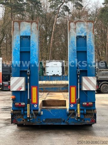 Low loader semitrailer FAYMONVILLE STN-4AUM 4.Achs Tieflader, Ausziehbar,Lenkachse