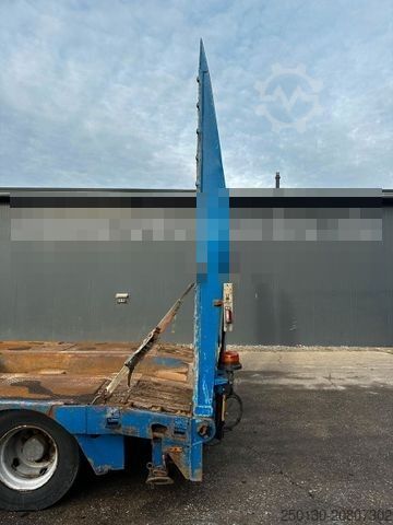Low loader semitrailer FAYMONVILLE STN-4AUM 4.Achs Tieflader, Ausziehbar,Lenkachse