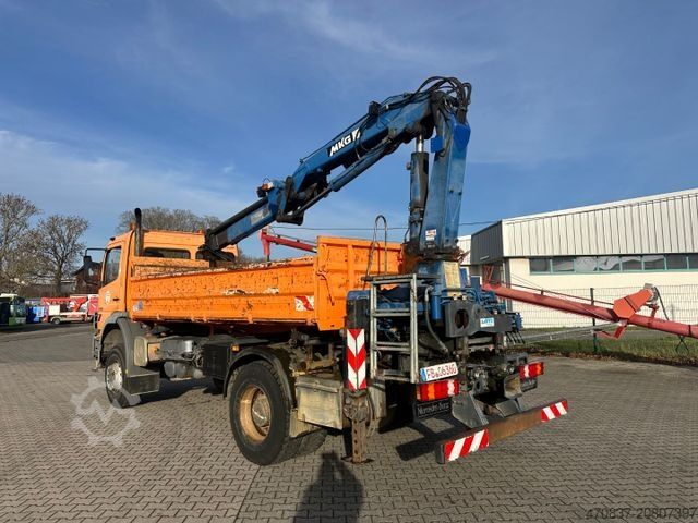 Kipper LKW MERCEDES-BENZ Atego 1828 BB 4x4 / MKG 140 + Funk