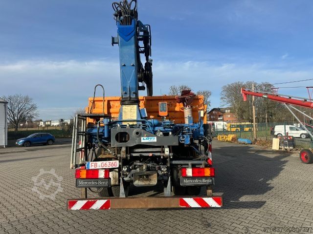 Kipper LKW MERCEDES-BENZ Atego 1828 BB 4x4 / MKG 140 + Funk