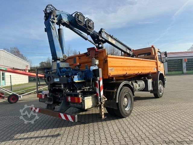 Kipper LKW MERCEDES-BENZ Atego 1828 BB 4x4 / MKG 140 + Funk