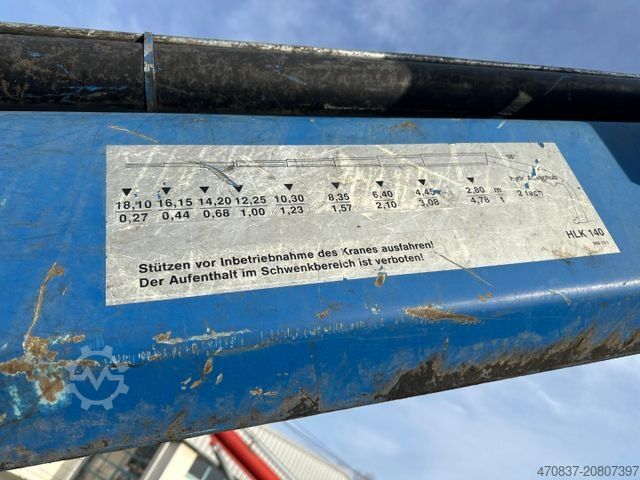 Kipper LKW MERCEDES-BENZ Atego 1828 BB 4x4 / MKG 140 + Funk