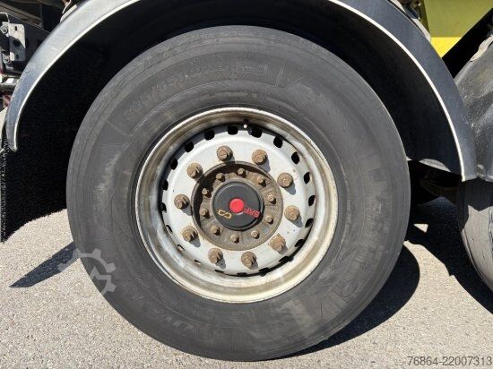 Tipper semitrailer MEGA LIGHT ALU-KIPPMULDE 55M³, KOMBIKLAPPE, SAF-ACHSEN, 1-A LIFTACHSE, ROLLPLANE