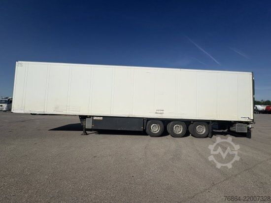 Low loader semitrailer SCHMITZ SCB S3B KüHLAUFLIEGER, CARRIER MAXIMA 1300,  LIFTACHSE
