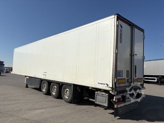 Low loader semitrailer SCHMITZ SCB S3B KüHLAUFLIEGER, CARRIER MAXIMA 1300,  LIFTACHSE