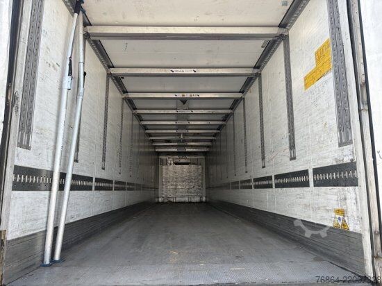 Low loader semitrailer SCHMITZ SCB S3B KüHLAUFLIEGER, CARRIER MAXIMA 1300,  LIFTACHSE