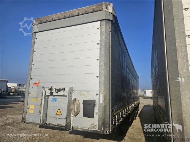 Auflieger mit Pritsche & Plane Schmitz Cargobull Semitrailer Curtainsider Mega