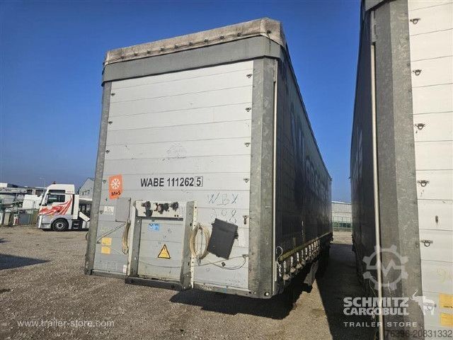 Auflieger mit Pritsche & Plane Schmitz Cargobull Semitrailer Curtainsider Mega