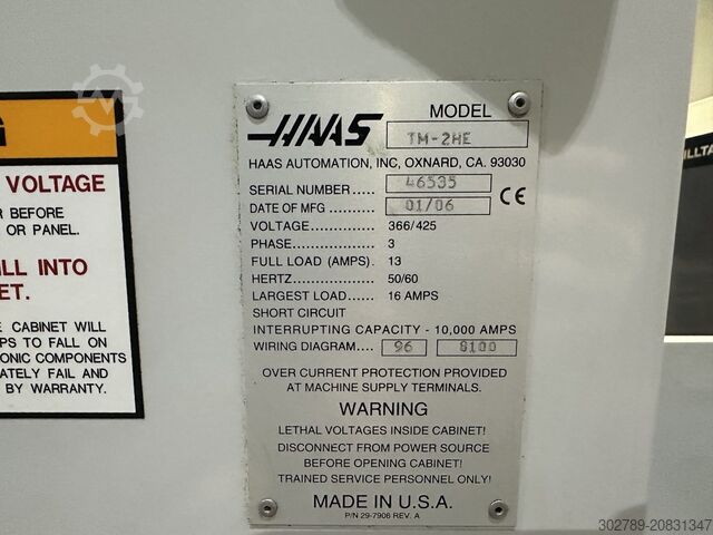 Vertikales Bearbeitungszentrum Haas TM-2