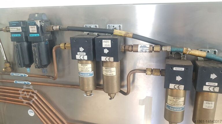 Gasübernahmeanlage mit Druckminderer ESAB-LINDE Gasübernahmelanlage