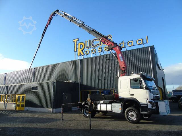 Crane truck Volvo FMX 500 + 4x4 + HMF 4020 4x + JIB 4x 30 METER +...