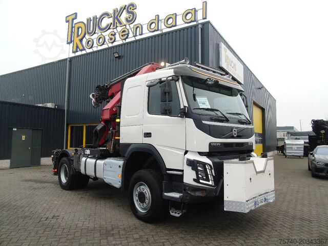 Crane truck Volvo FMX 500 + 4x4 + HMF 4020 4x + JIB 4x 30 METER +...