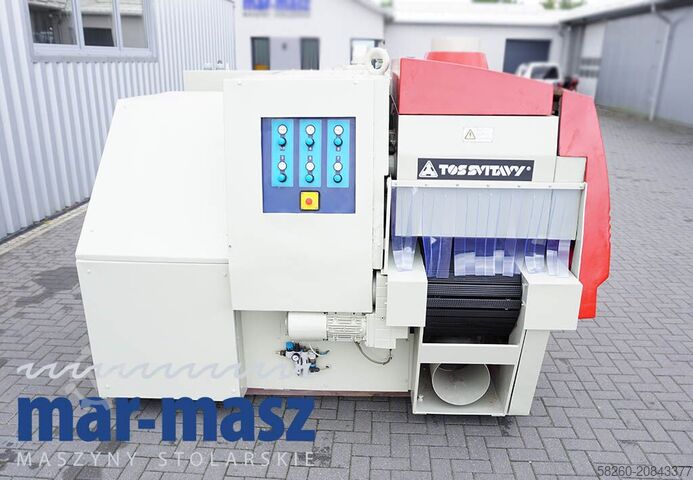 Caterpillar twin-shaft multi-saw TOS Svitavy PWR 422