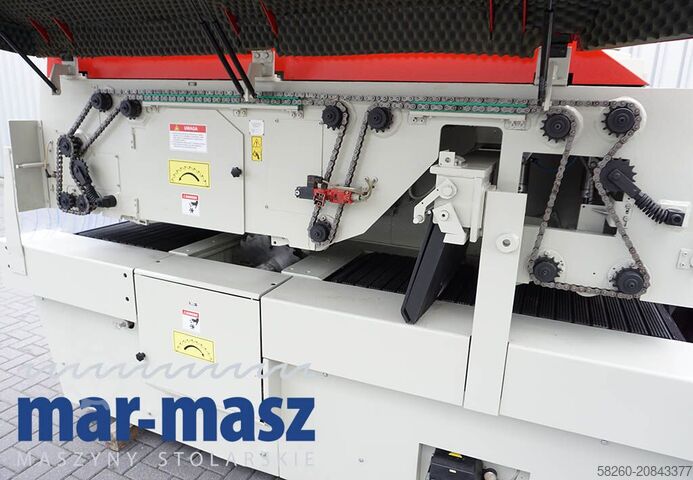 Caterpillar twin-shaft multi-saw TOS Svitavy PWR 422