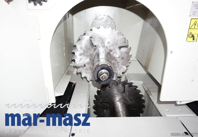 Caterpillar twin-shaft multi-saw TOS Svitavy PWR 422