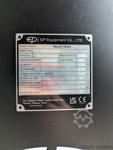 Pallet truck EP RPL201(H)