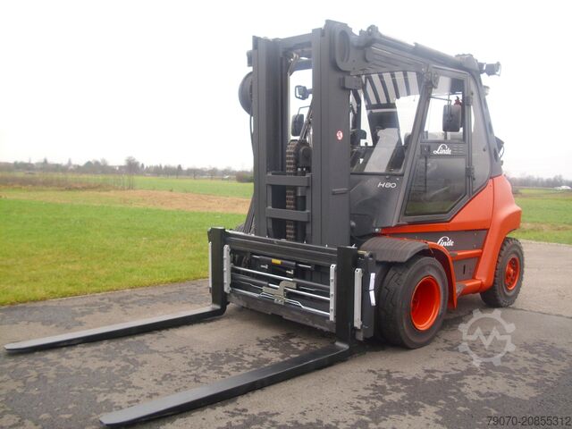 Frontstapler Linde H80T-02-X396 TRIPLEX-ZVG-KAB-HZG- NUR 76