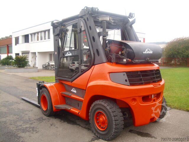 Frontstapler Linde H80T-02-X396 TRIPLEX-ZVG-KAB-HZG- NUR 76