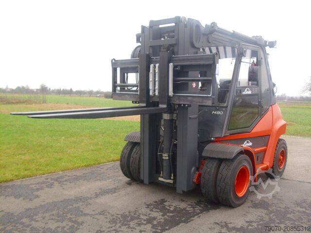 Frontstapler Linde H80T-02-X396 TRIPLEX-ZVG-KAB-HZG- NUR 76