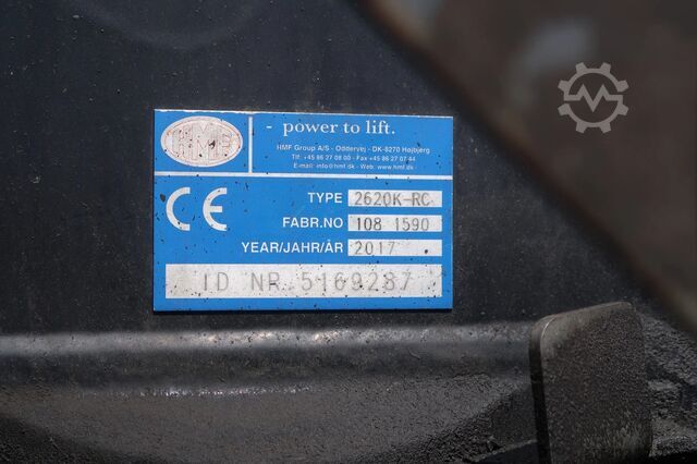 Hook arm system DAF CF 440 8X2*6/ FULL AIR/ HMF CRANE 2620/ JOAB HO...