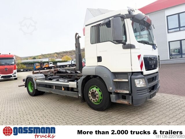 Roll-off tipper truck MAN TGS 18.360 4X2 BL, Hyva 10.45 S,