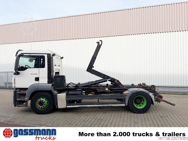 Roll-off tipper truck MAN TGS 18.360 4X2 BL, Hyva 10.45 S,