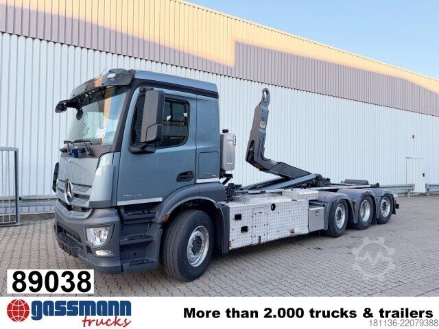 Roll-off tipper truck Mercedes-Benz Antos 3543 L 8x2/6, Retarder, 2x Lenkachse,