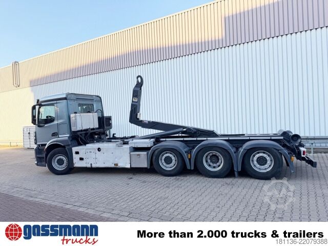 Roll-off tipper truck Mercedes-Benz Antos 3543 L 8x2/6, Retarder, 2x Lenkachse,