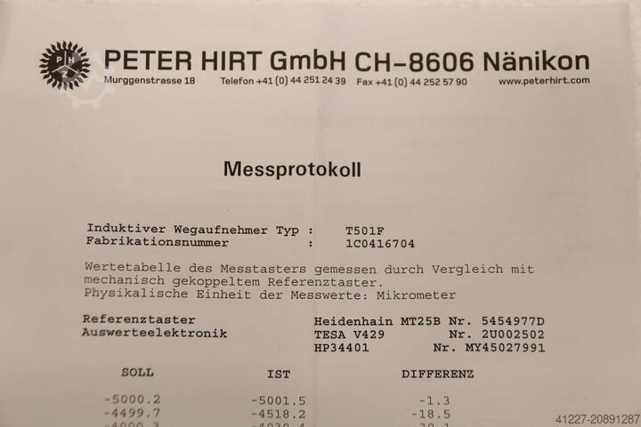 Messtaster Peter Hirt T501F