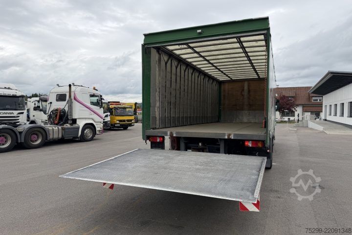 Flatbed truck with tarp Scania P340 LB 4x2 Plane/HB / Swiss-Vehicle