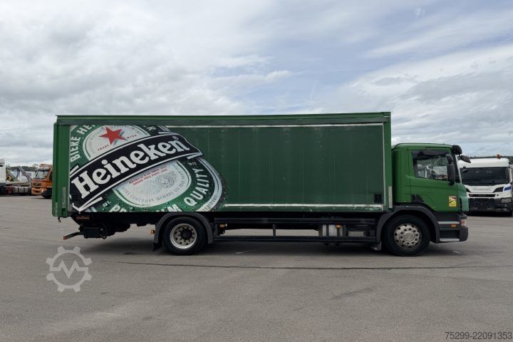 Flatbed truck with tarp Scania P340 LB 4x2 Plane/HB / Swiss-Vehicle