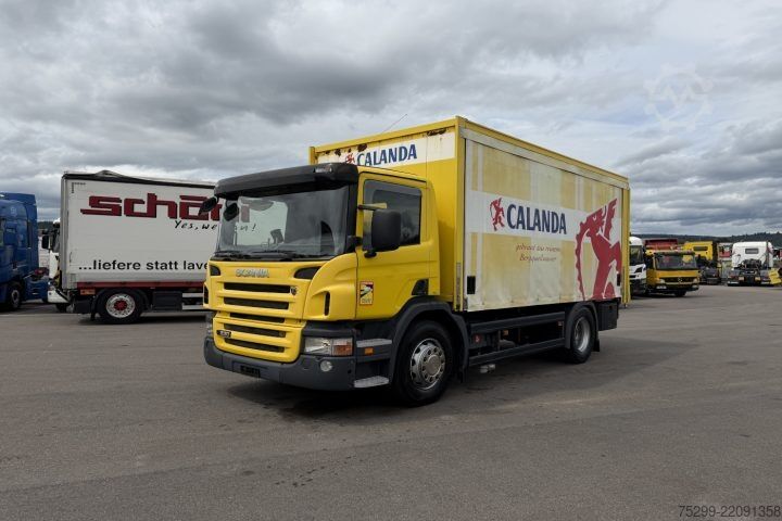 Flatbed truck with tarp Scania P230 LB 4x2 Plane/HB / Swiss-Vehicle