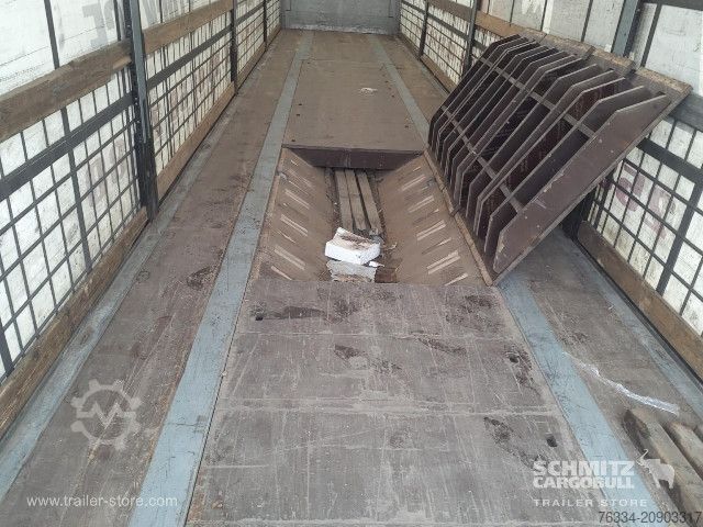 Open semitrailer with tarp Schmitz Cargobull Semitrailer Curtainsider Coil