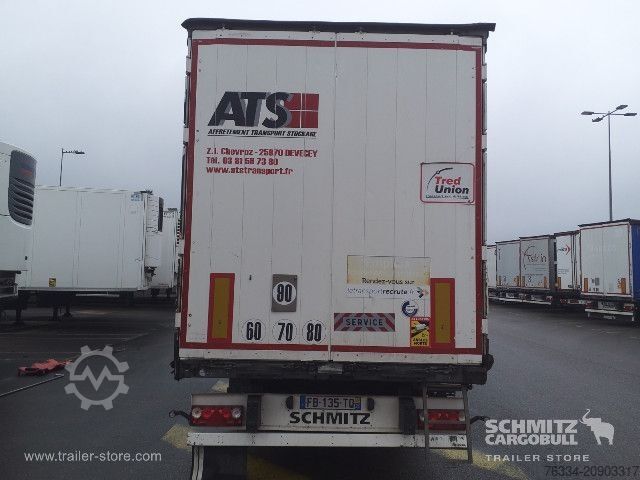 Open semitrailer with tarp Schmitz Cargobull Semitrailer Curtainsider Coil