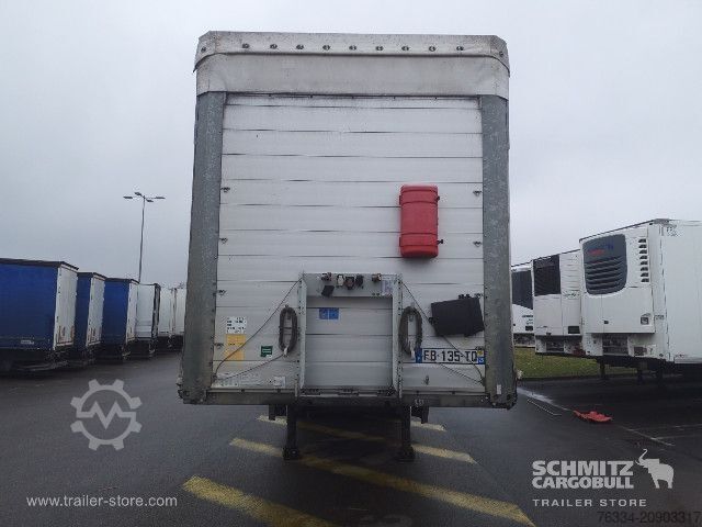Open semitrailer with tarp Schmitz Cargobull Semitrailer Curtainsider Coil