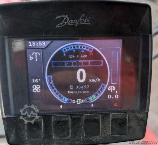 Leercontainer Reachstacker Kalmar DRG100-54S6