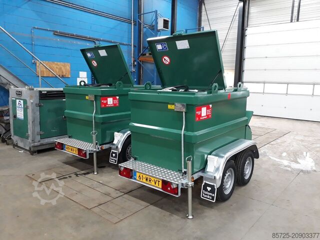 Machine transporter  Brandstof aanhanger