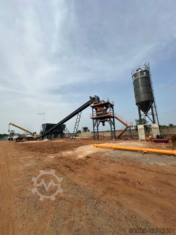 Concrete mixing plant Polygonmach PSC100 100m3/hour fixed concrete plant