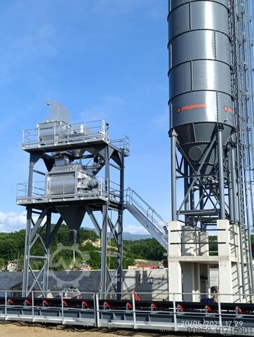 Concrete mixing plant Polygonmach PSC100 100m3/hour fixed concrete plant