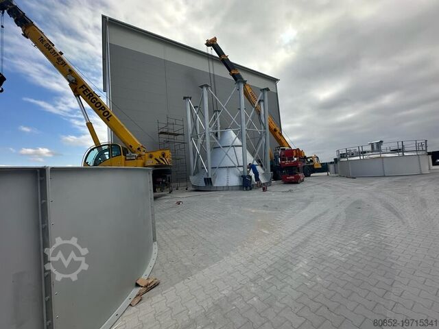 Concrete machine Polygonmach 500Tons capacity cement silo bolted type