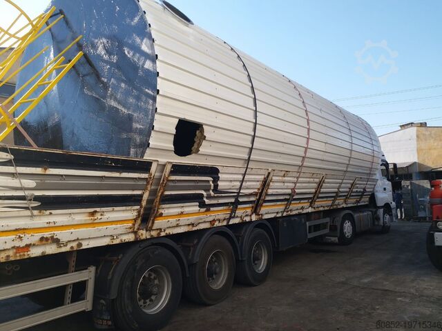 Road construction machine Polygonmach 1000 tons bitumen storage tanks