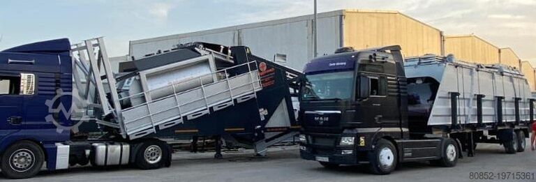 Concrete mixing plant Polygonmach PMC-120   120m3 hour mobile concrete batching p...