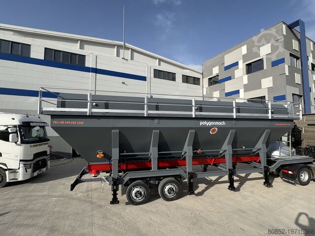 Concrete mixing plant Polygonmach 60m3/h small site type batching plant