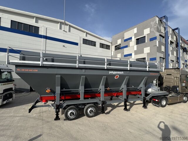 Concrete mixing plant Polygonmach 60m3/h small site type batching plant